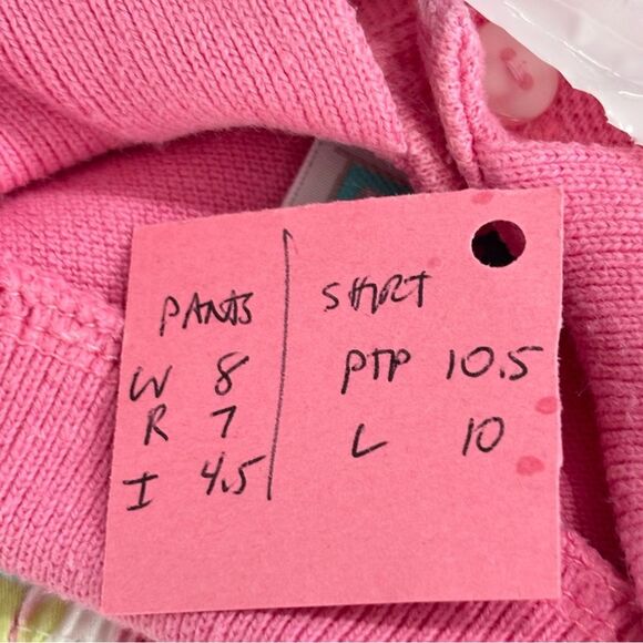 Little Me | Infant Girls Sleeveless Polo Shirt Fish Print Pants Summer Outfit 9M - Picture 12 of 12